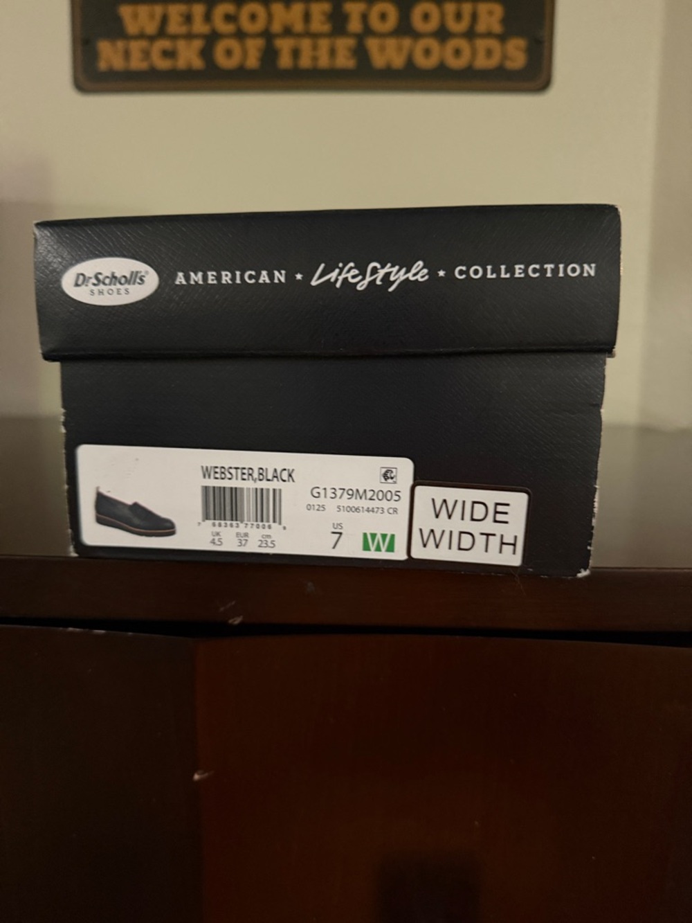 Dr. Scholl’s Webster Loafer Women’s Size 7 Wide Black Comfort Shoes Slip On